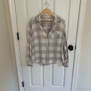 Plaid top
